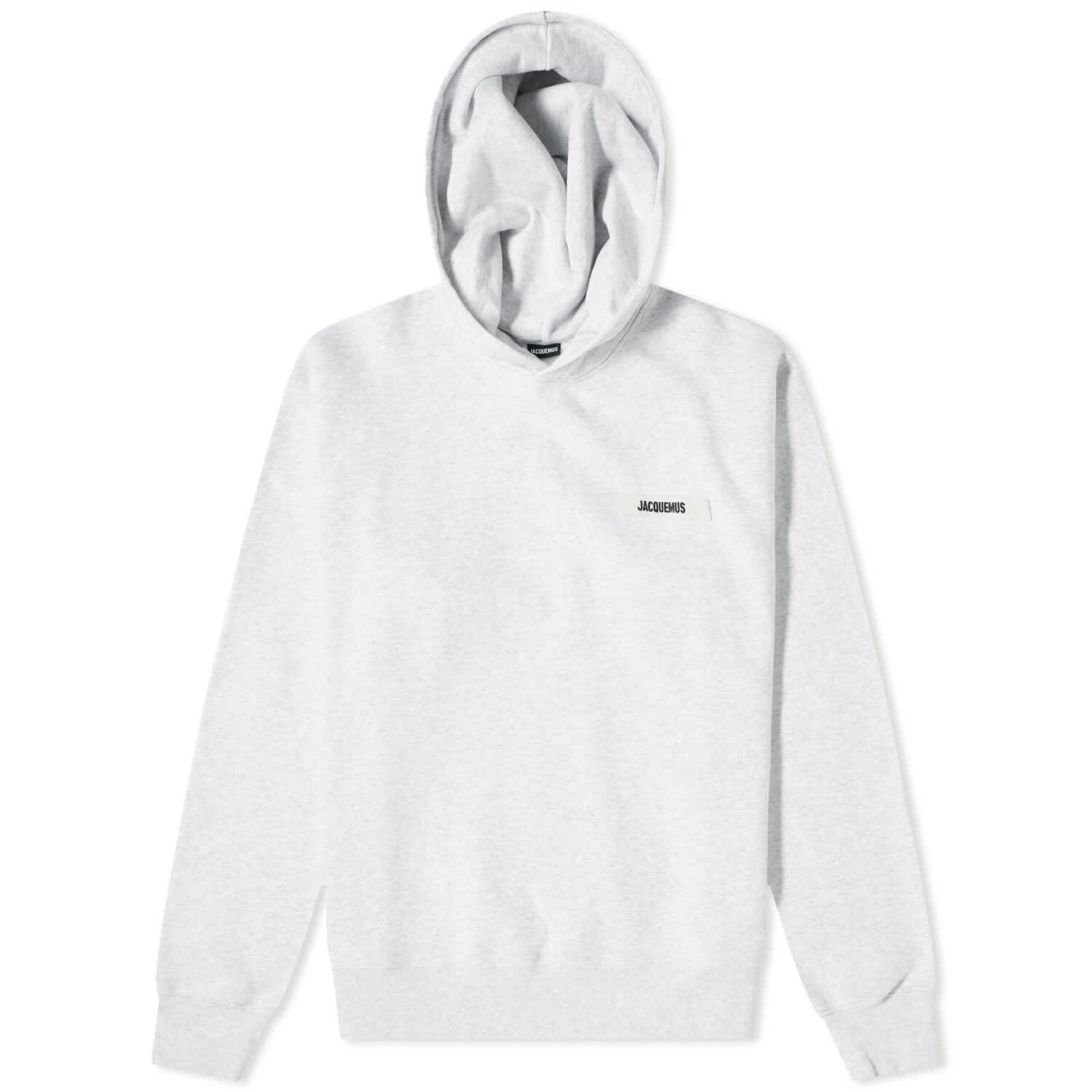 

Худи Jacquemus Gros Grain Logo, серый