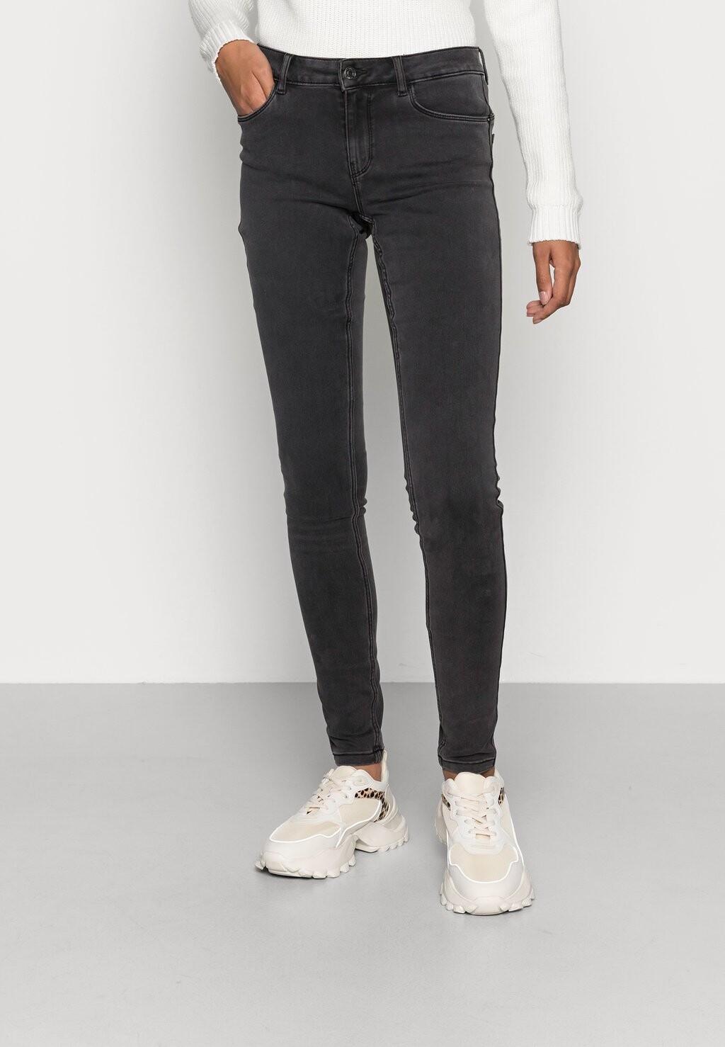

Джинсы Skinny Fit Vero Moda Vmseven, серый деним