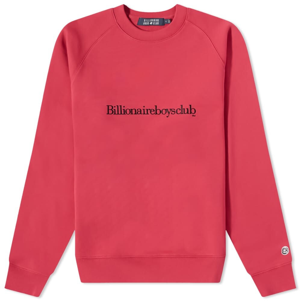 

Толстовка Billionaire Boys Club Serif Logo Crew Sweat, Красный