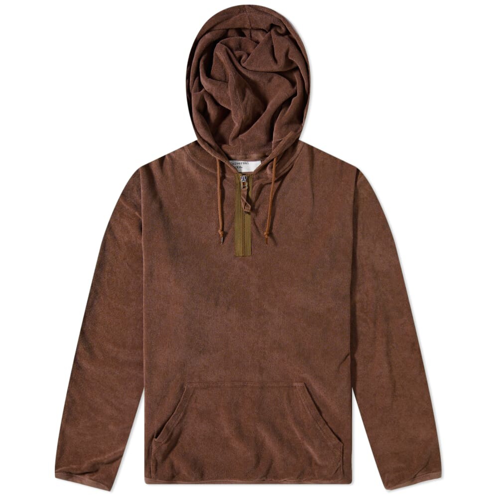 

Толстовка Universal Works Terry Fleece Beach Hoody, Коричневый