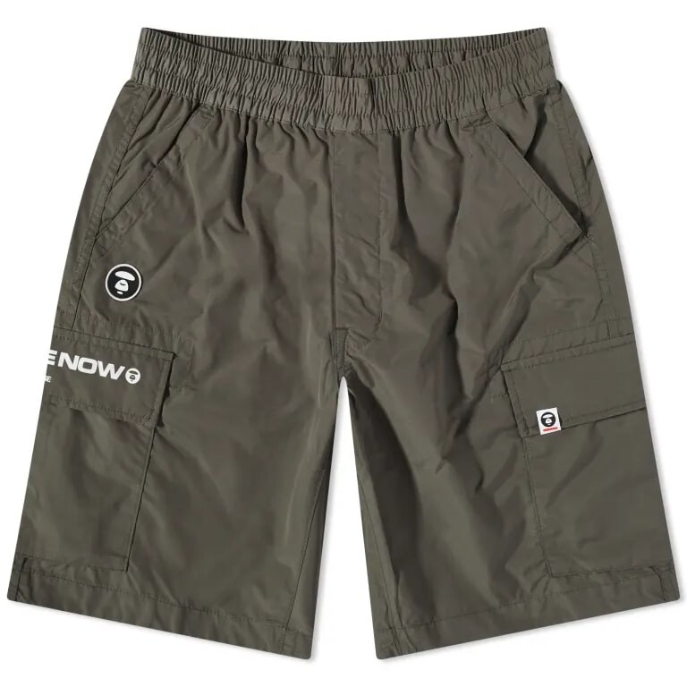 

Шорты Aape Now Silicon Badge Cargo, серый