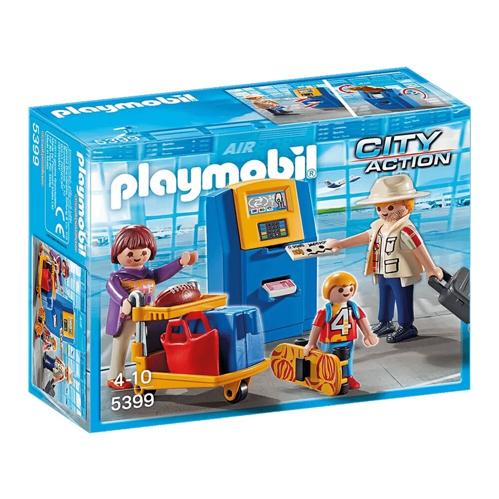 

Конструктор Playmobil City Action 5399 Семья у стойки регистрации