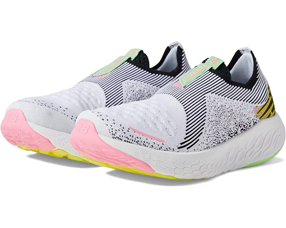 

Кроссовки New Balance Fresh Foam X 1080 Unlaced, серый/розовый/желтый