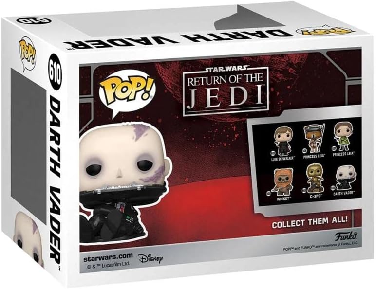 Unmasked vader on sale funko pop