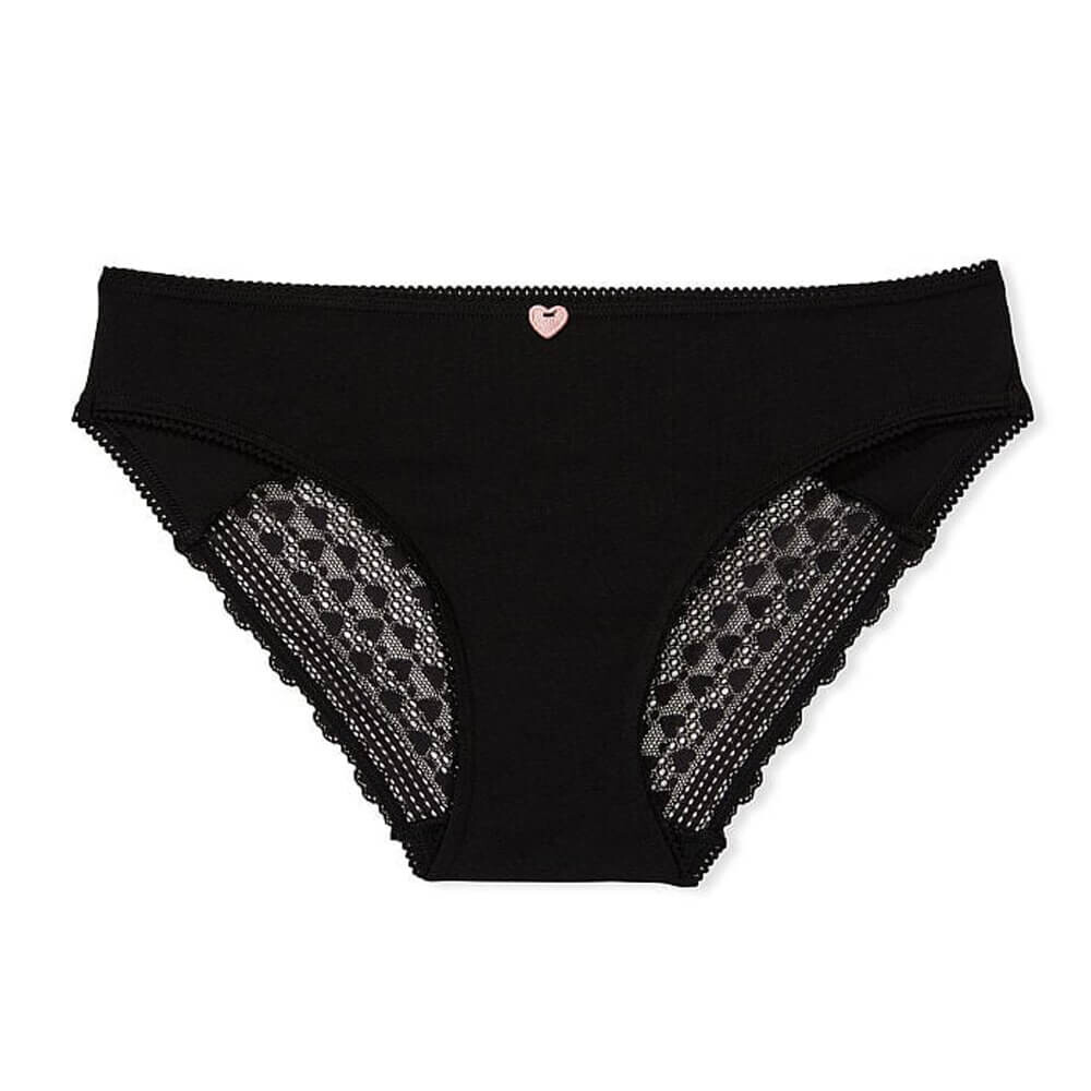 

Трусики-бикини Victoria's Secret Stretch Cotton, черный
