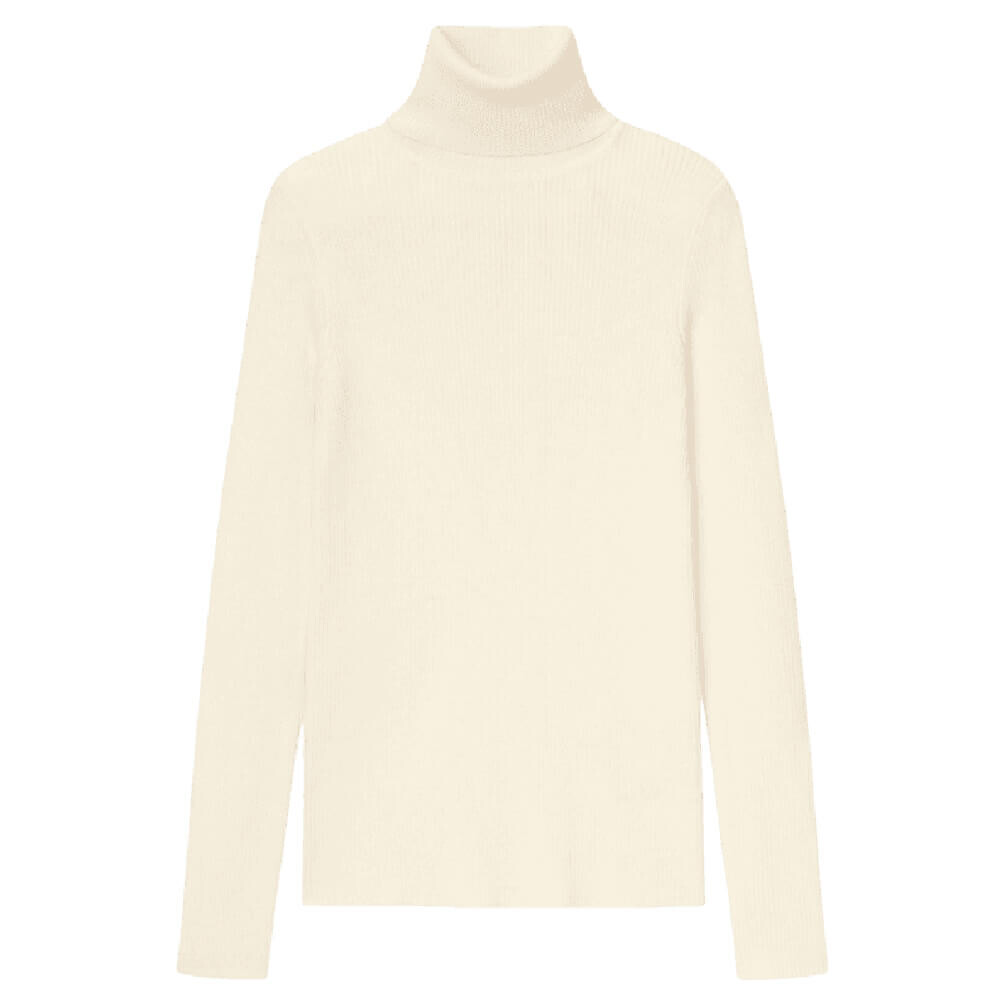 

Джемпер Uniqlo Extra Fine Merino Ribbed Turtleneck, белый