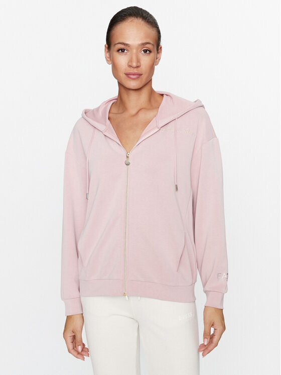 

Толстовка обычного кроя Ea7 Emporio Armani, розовый