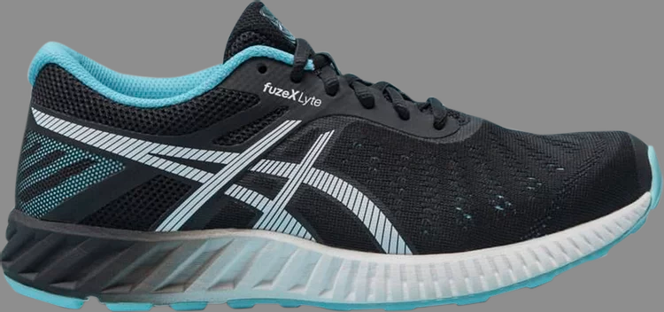 Кроссовки wmns fuzex lyte 'onyx turquoise' Asics, черный - фото