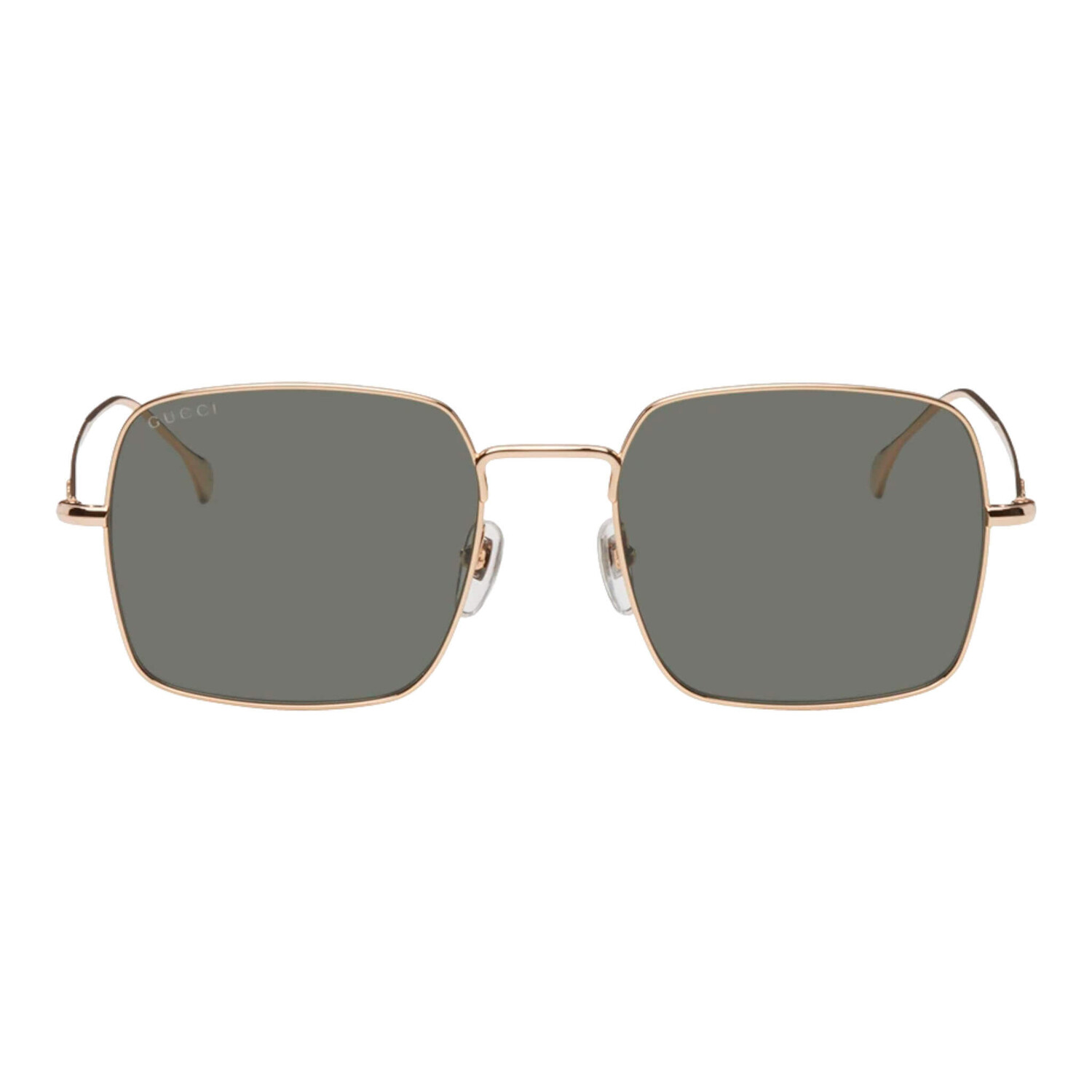 

Солнцезащитные очки Gucci Square, золотой/серый