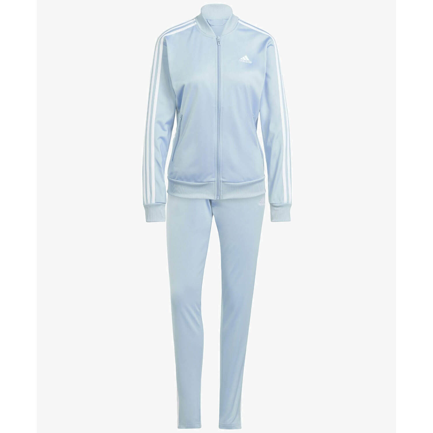 костюм спортивный adidas размер 3 4y [mety] голубой белый Спортивный костюм Adidas Essentials 3 Stripes, голубой/белый