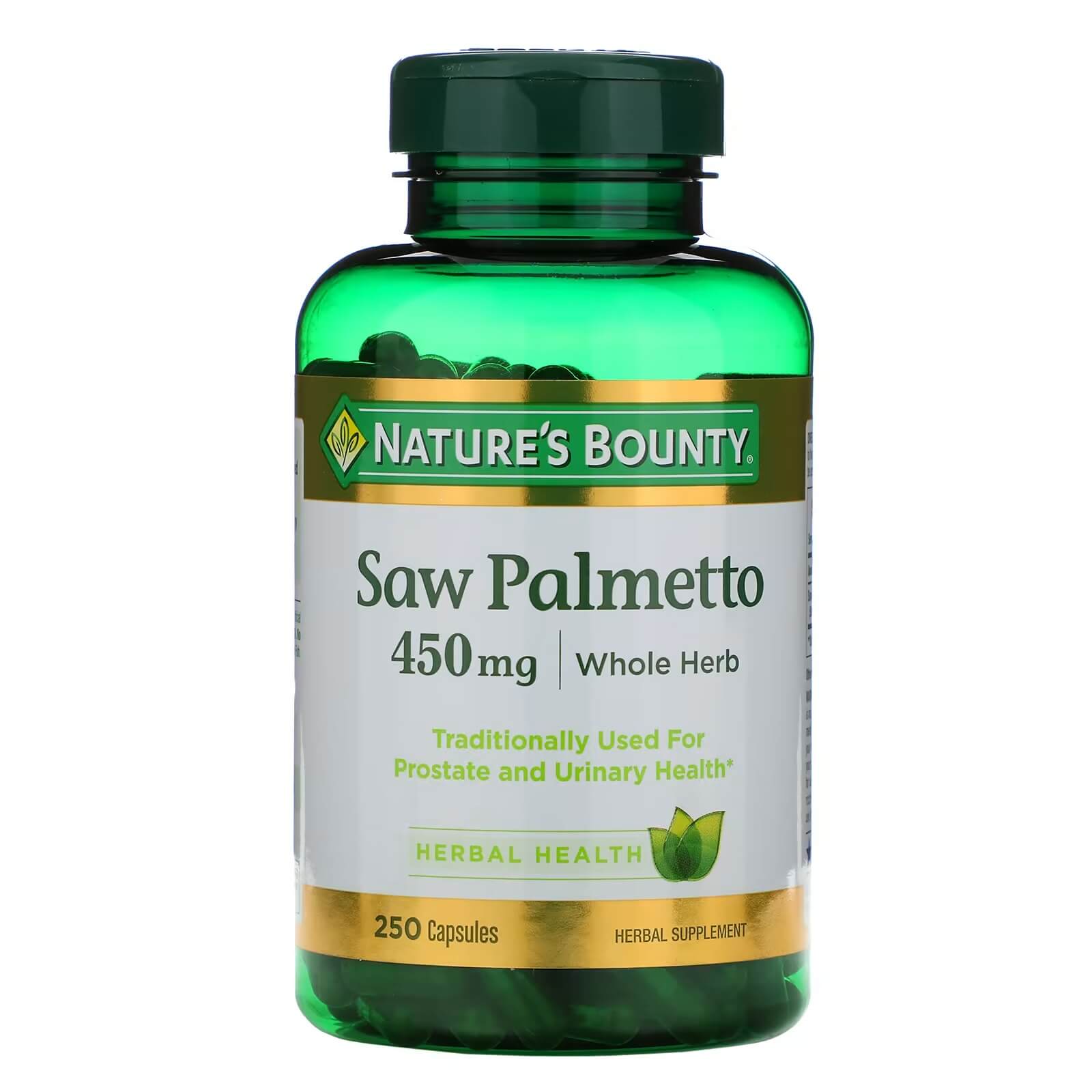Пальма сереноа 450 мг Nature's Bounty, 250 капсул azo для мужчин защита простаты и мочевыводящих путей 60 капсул