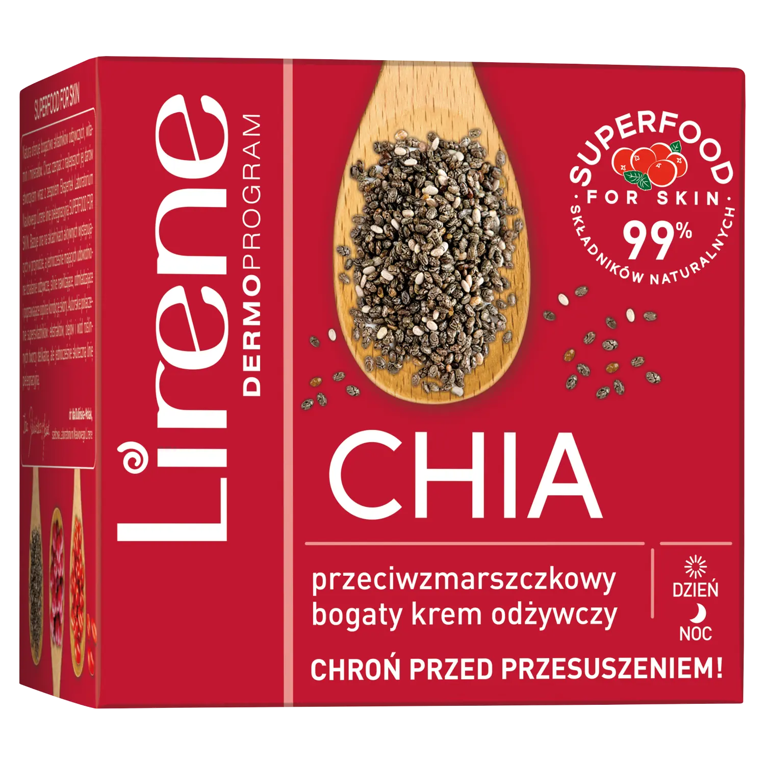 

Lirene Superfood for Skin насыщенный крем для лица против морщин, дневной и ночной, 50 мл