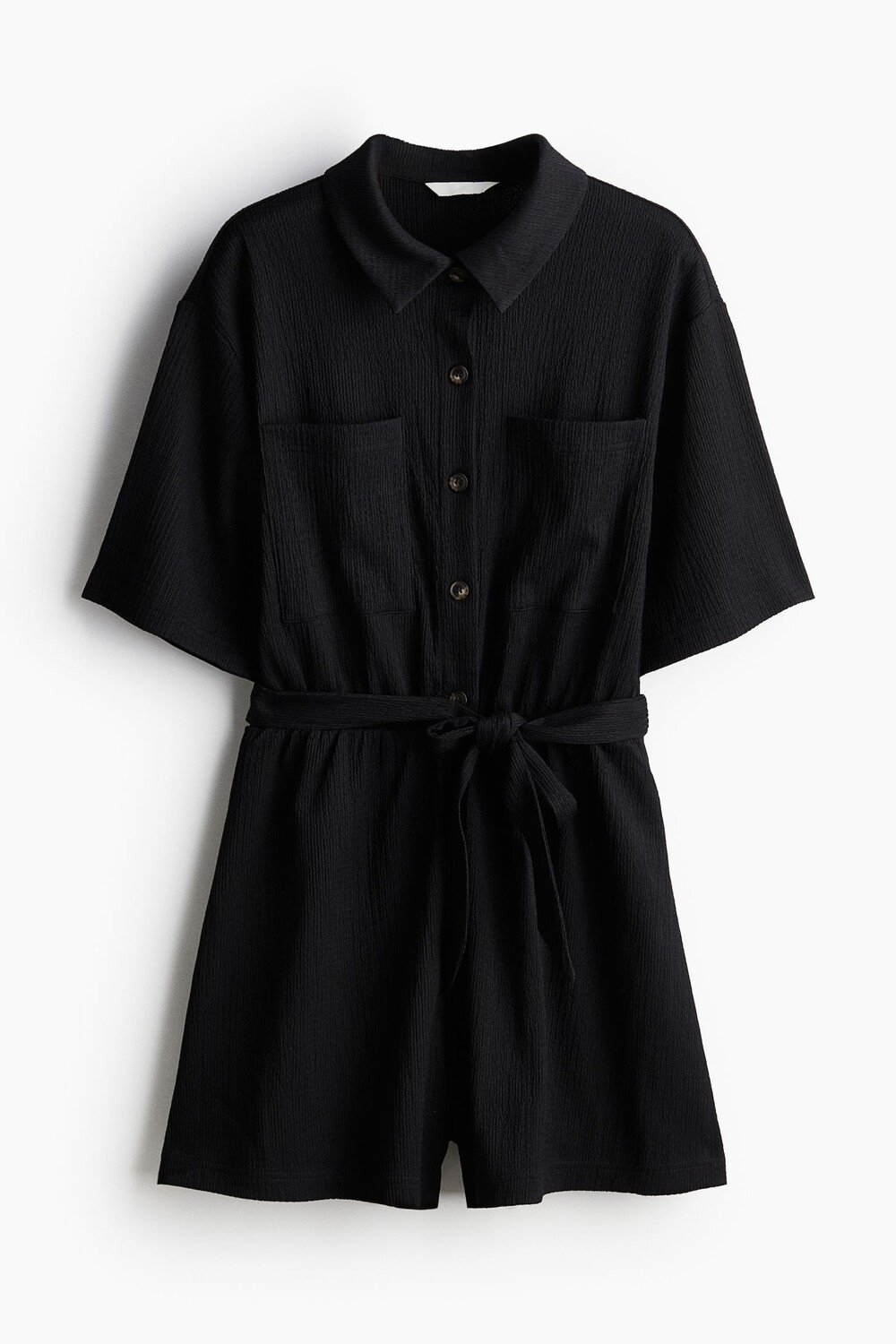 

Комбинезон H&M Textured Jersey, черный