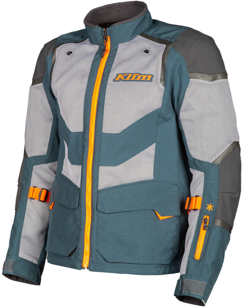 

Klim Baja S4 Мотоцикл Текстильный куртка, синий/оранжевый