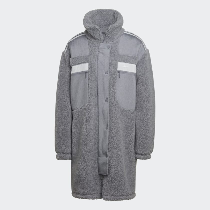 

Куртка adidas Elongated Polar Fleece, серый