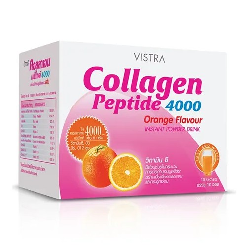 Коллаген Vistra Peptide 4,000 мг питьевой, 3 шт по 10 пакетиков питьевой коллаген faith oxyone essence drink r 10 шт