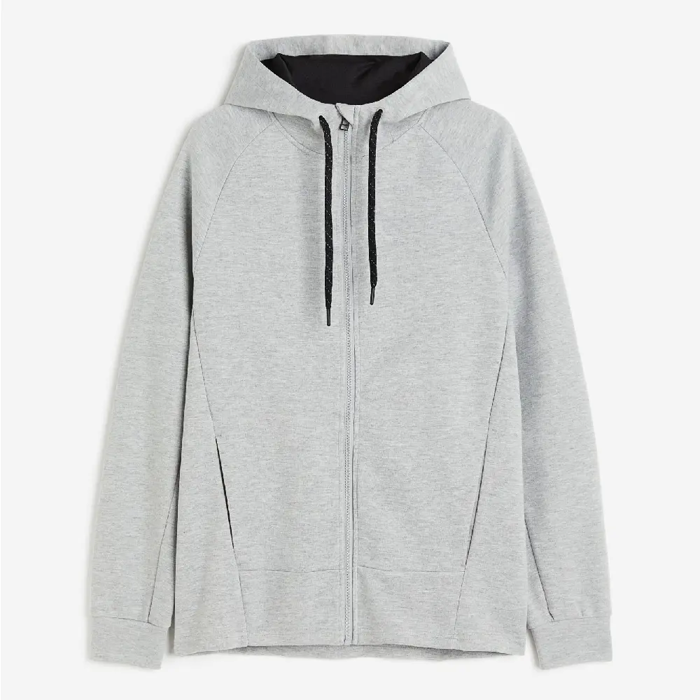 

Толстовка H&M DryMove Activewear, светло-серый