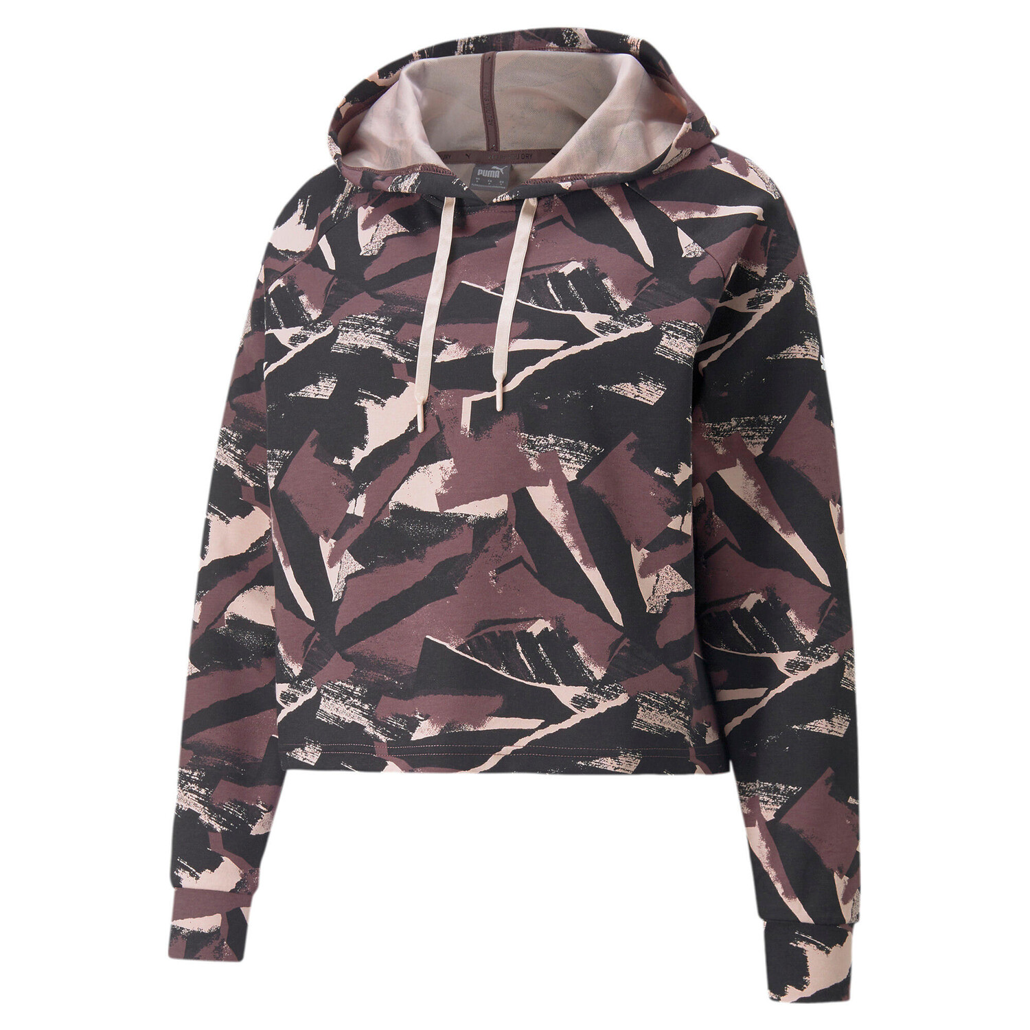 

Толстовка с капюшоном женская Puma Modern Sports AOP, черный