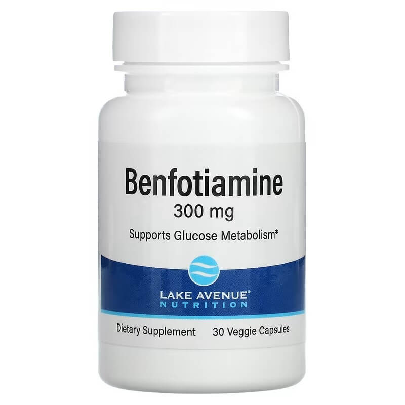 Бенфотиамин Lake Avenue Nutrition 300 мг, 30 капсул