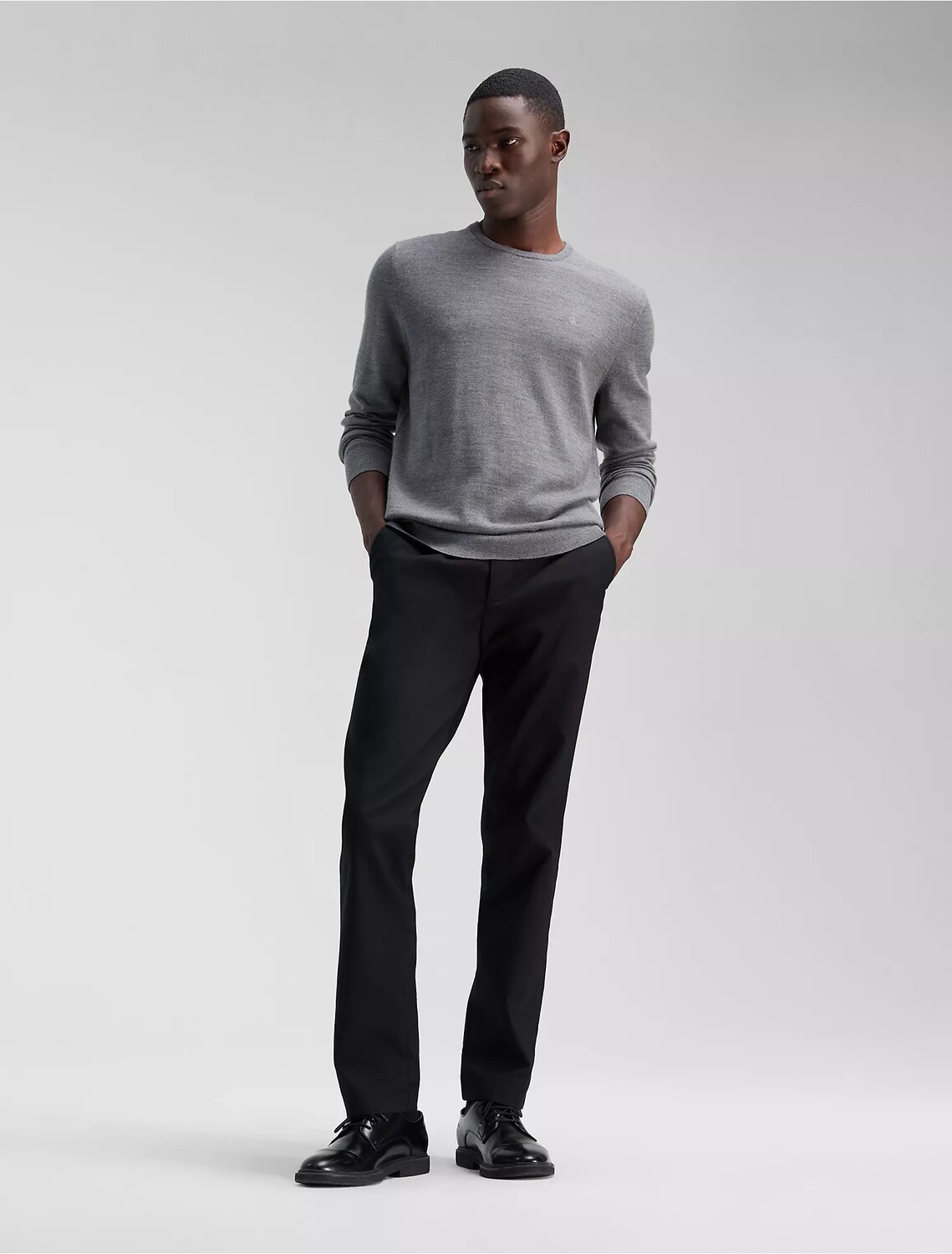 

Свитер Calvin Klein Extra Fine Merino, серый