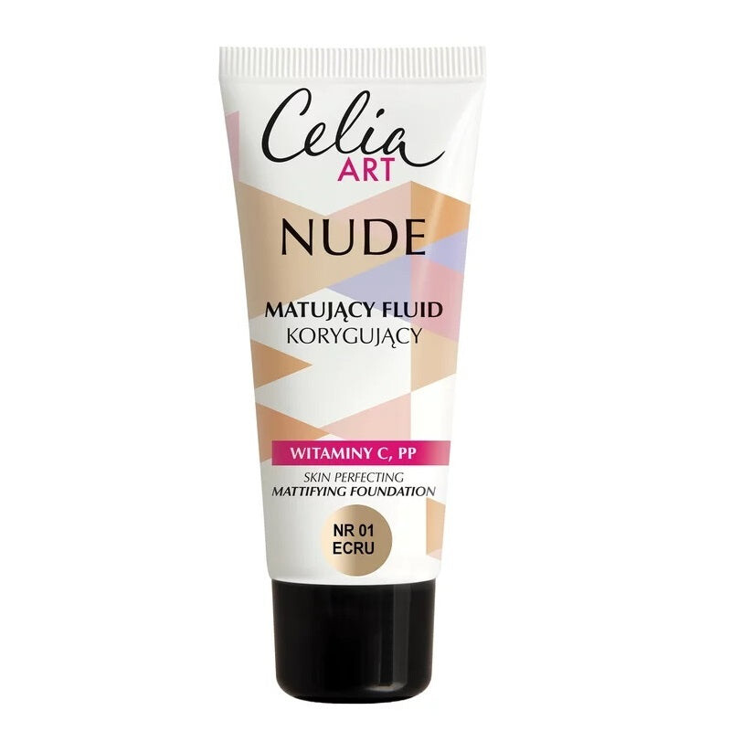 

Celia Матирующий корректирующий флюид Art Nude 01 Экрю 30мл