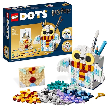 Конструктор LEGO Dots Подставка для карандашей Сова Букля 41809, 518 деталей конструктор lego dots набор аксессуаров хогвартс 41808 234 детали