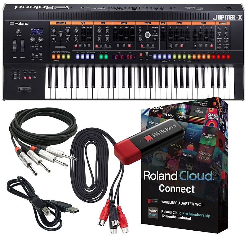 

Roland Jupiter-X 61-клавишный синтезатор CLOUD KIT