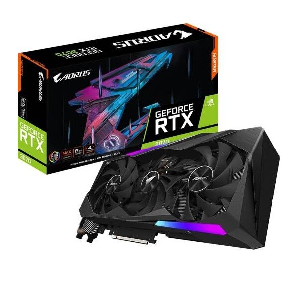 Видеокарта GIGABYTE AORUS GeForce RTX 3070 MASTER 8Gb – купить по ...