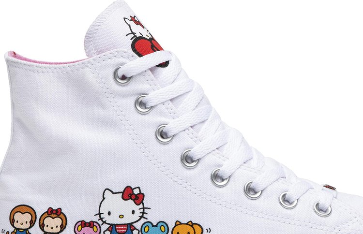 Converse x hello kitty chuck cheap taylor all star canvas low top