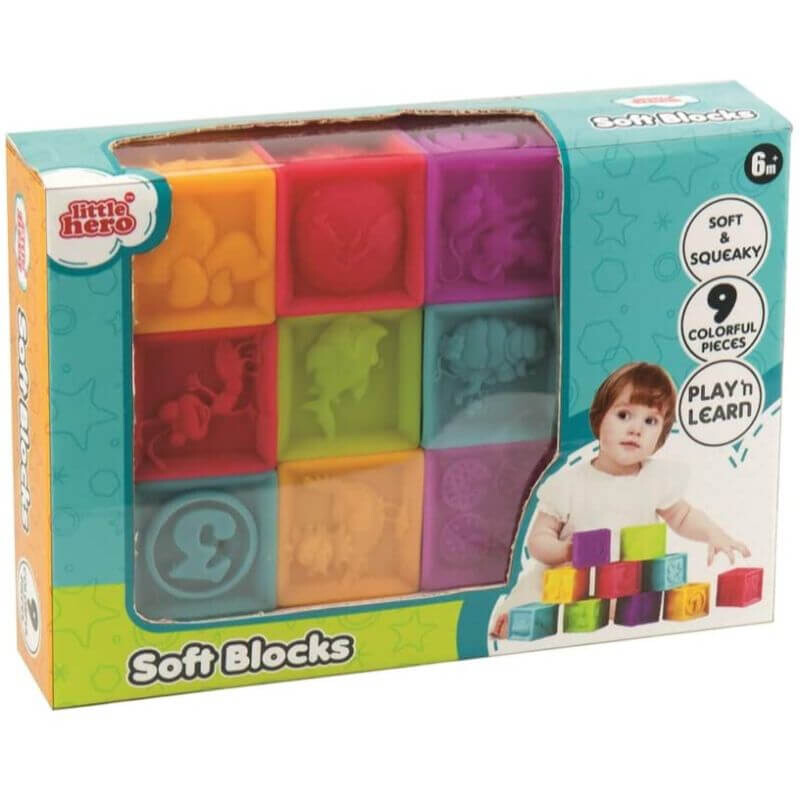 

Конструктор Little Hero Soft Blocks 9 pcs