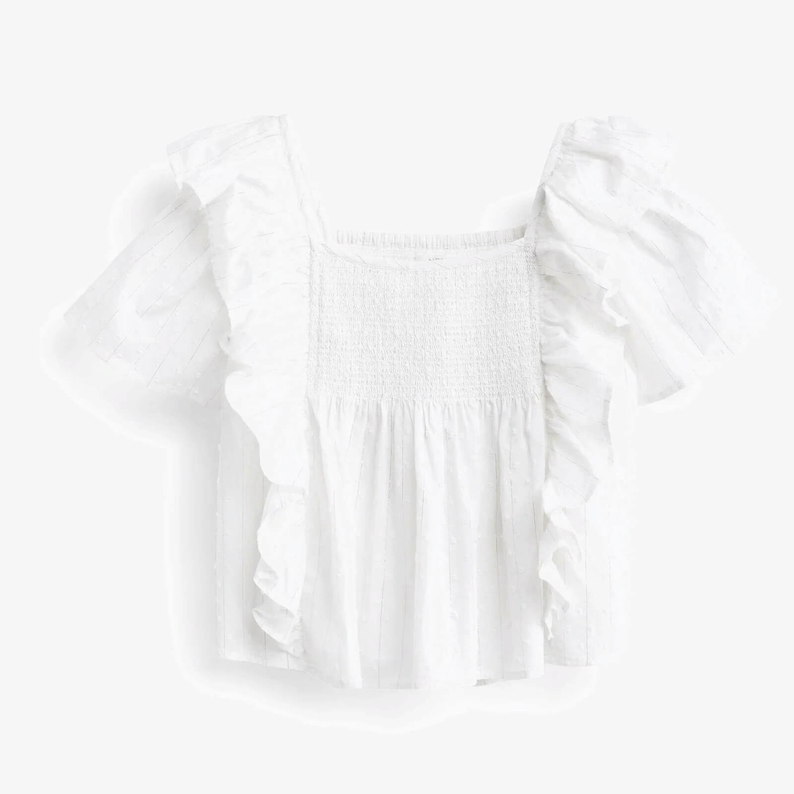 Блузка для девочки Next Standard, белый блузка с английской вышивкой и рукавами с воланами s белый