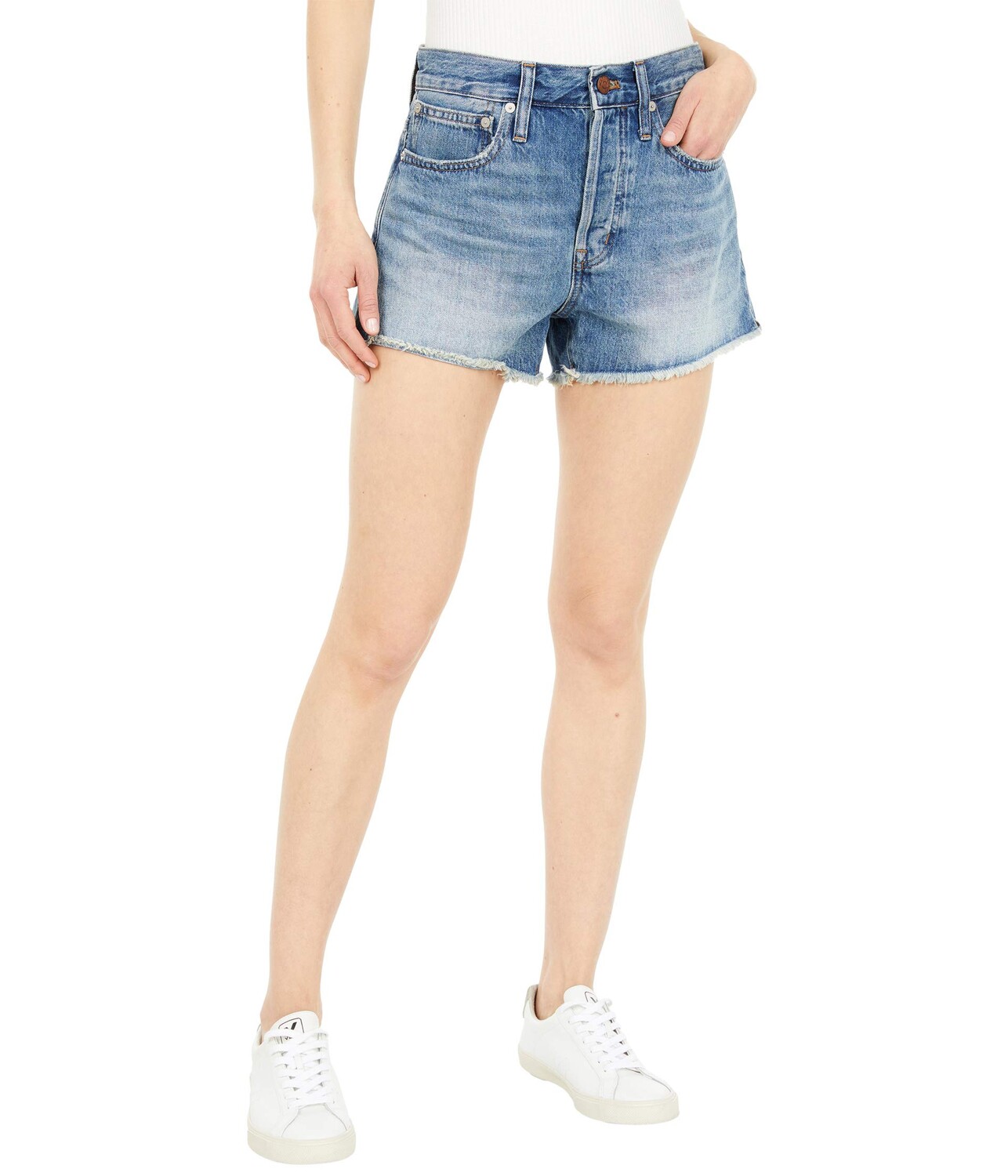 

Шорты Madewell, Relaxed Denim Shorts in Clintonville Wash