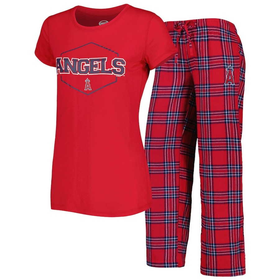 

Пижамный комплект Concepts Sport Los Angeles Angels, красный