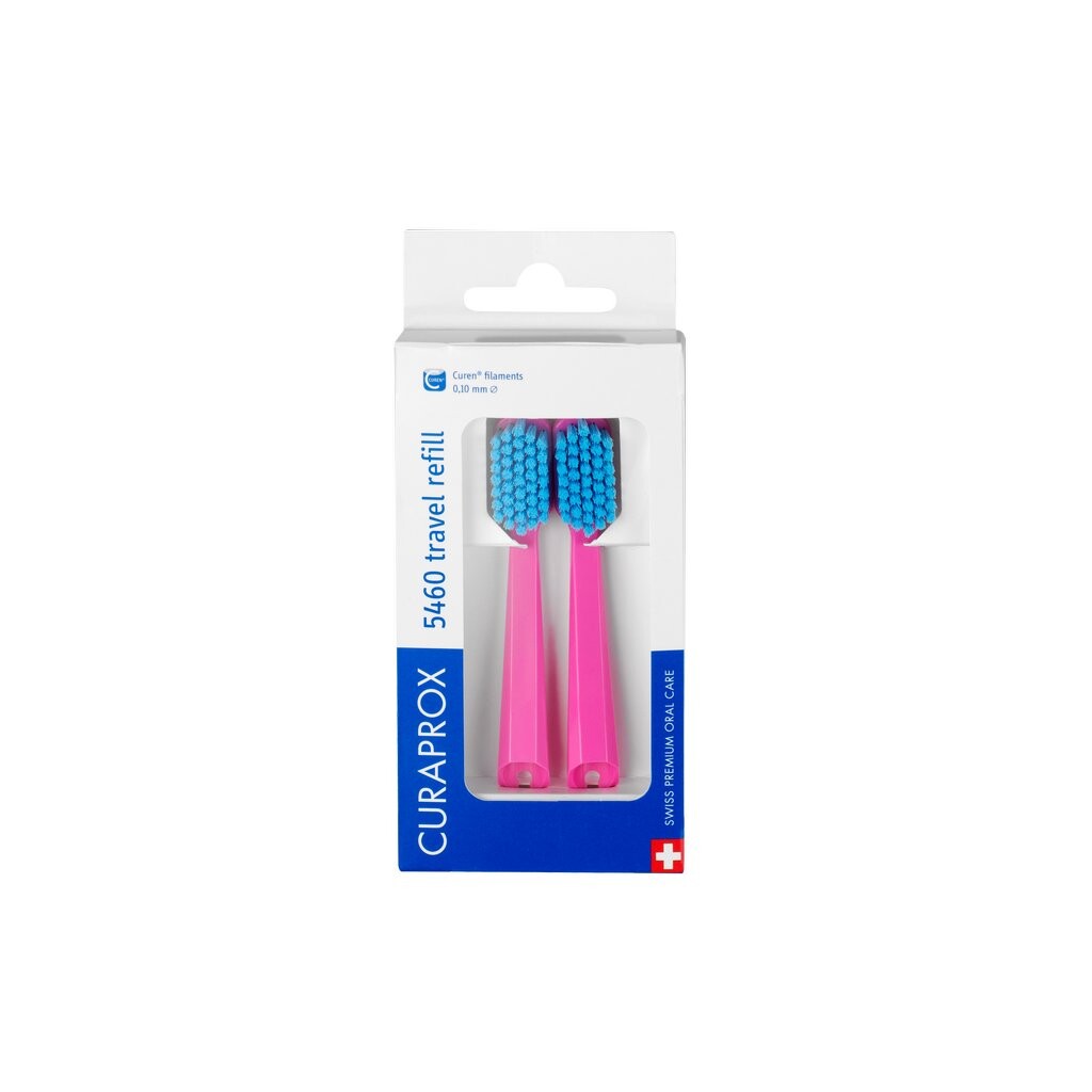 

Уход за зубами CS 5460 REFILL FOR TRAVEL SET Curaprox, цвет pink