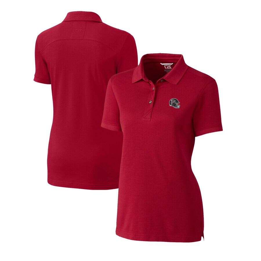 

Поло с длинным рукавом Cutter & Buck Atlanta Falcons, красный