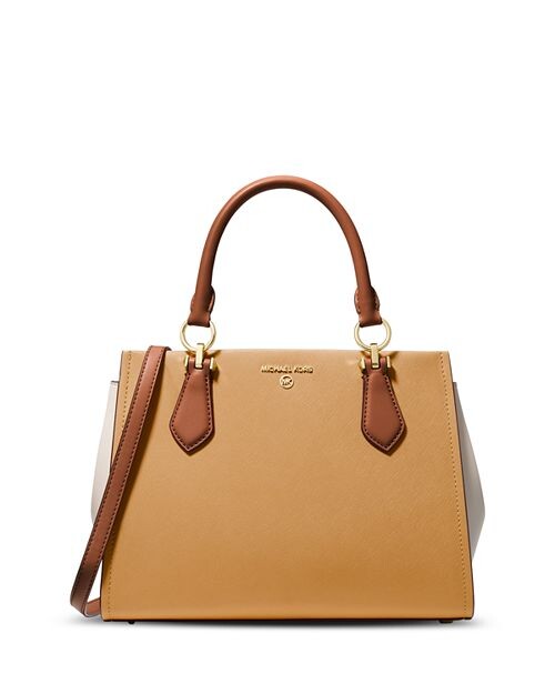 Кожаная сумка Мэрилин среднего размера Michael Kors, цвет Tan/Beige