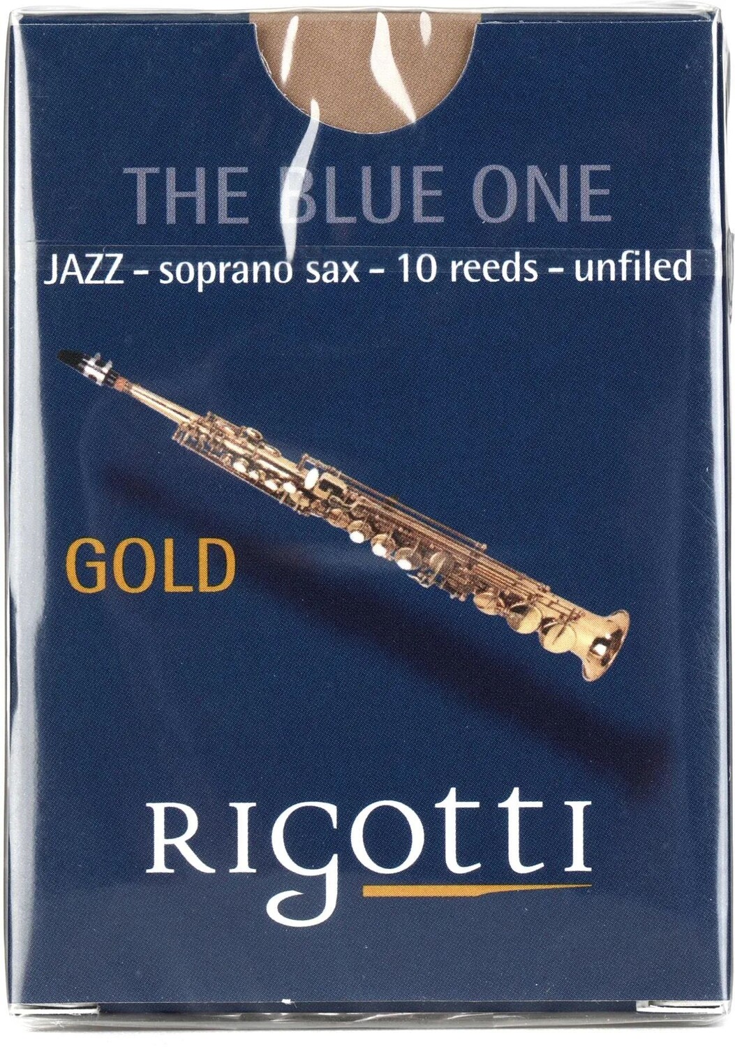 

Трости для саксофона Rigotti RG.JSS Gold Jazz Soprano — 2,5 Light (10 шт.)