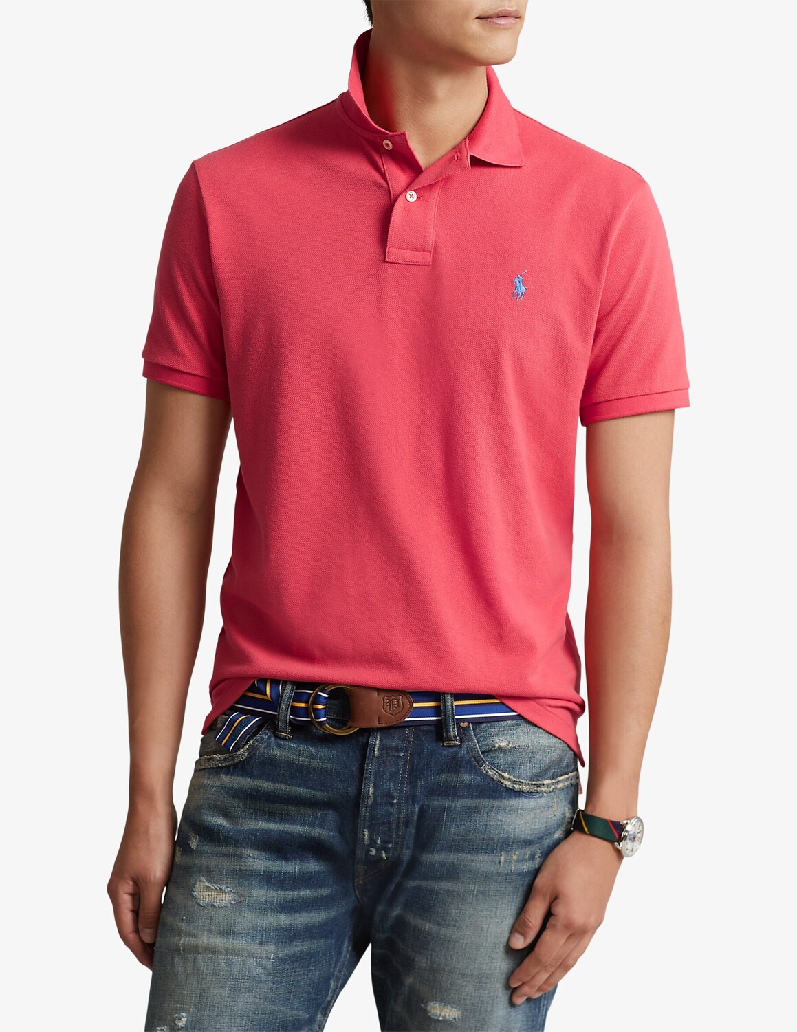 

Поло с короткими рукавами Красный Ralph Lauren, красный