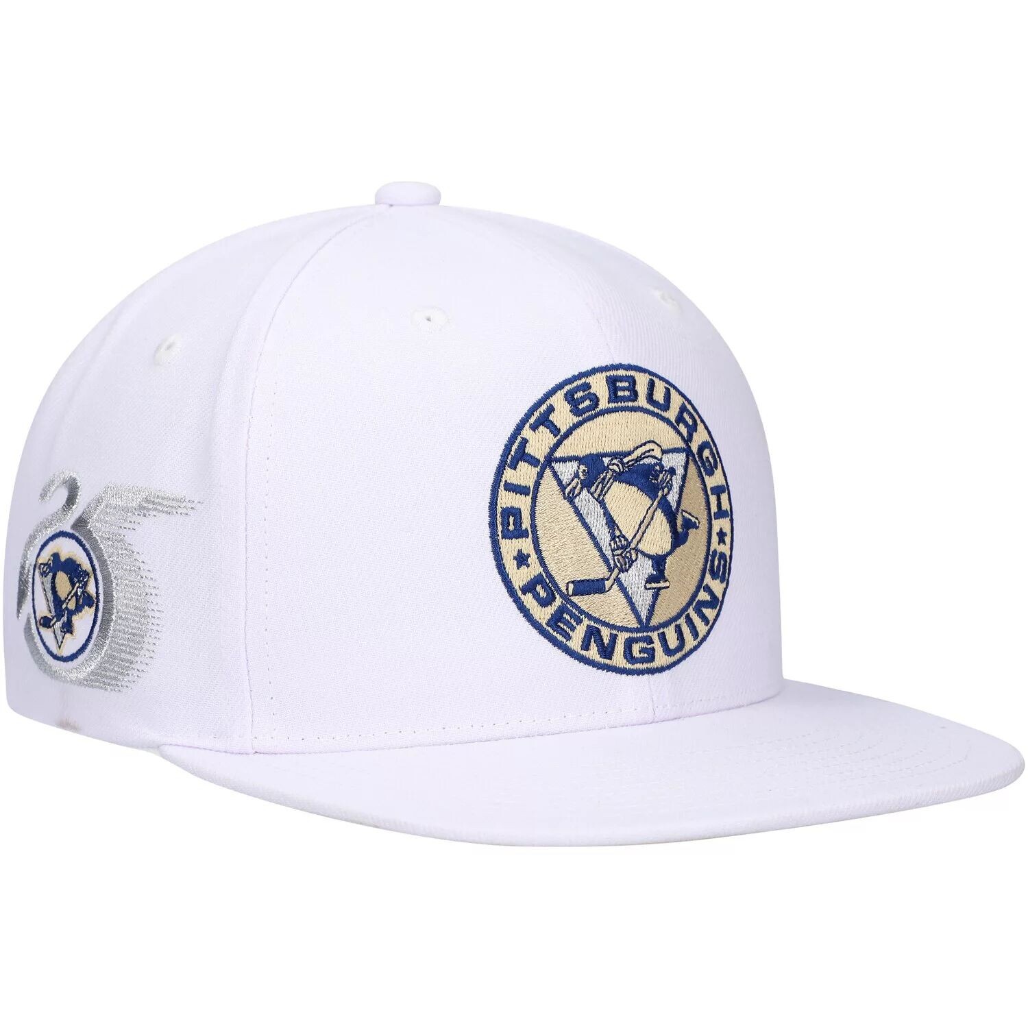 

Мужская кепка Mitchell & Ness White Pittsburgh Penguins SOUL Snapback