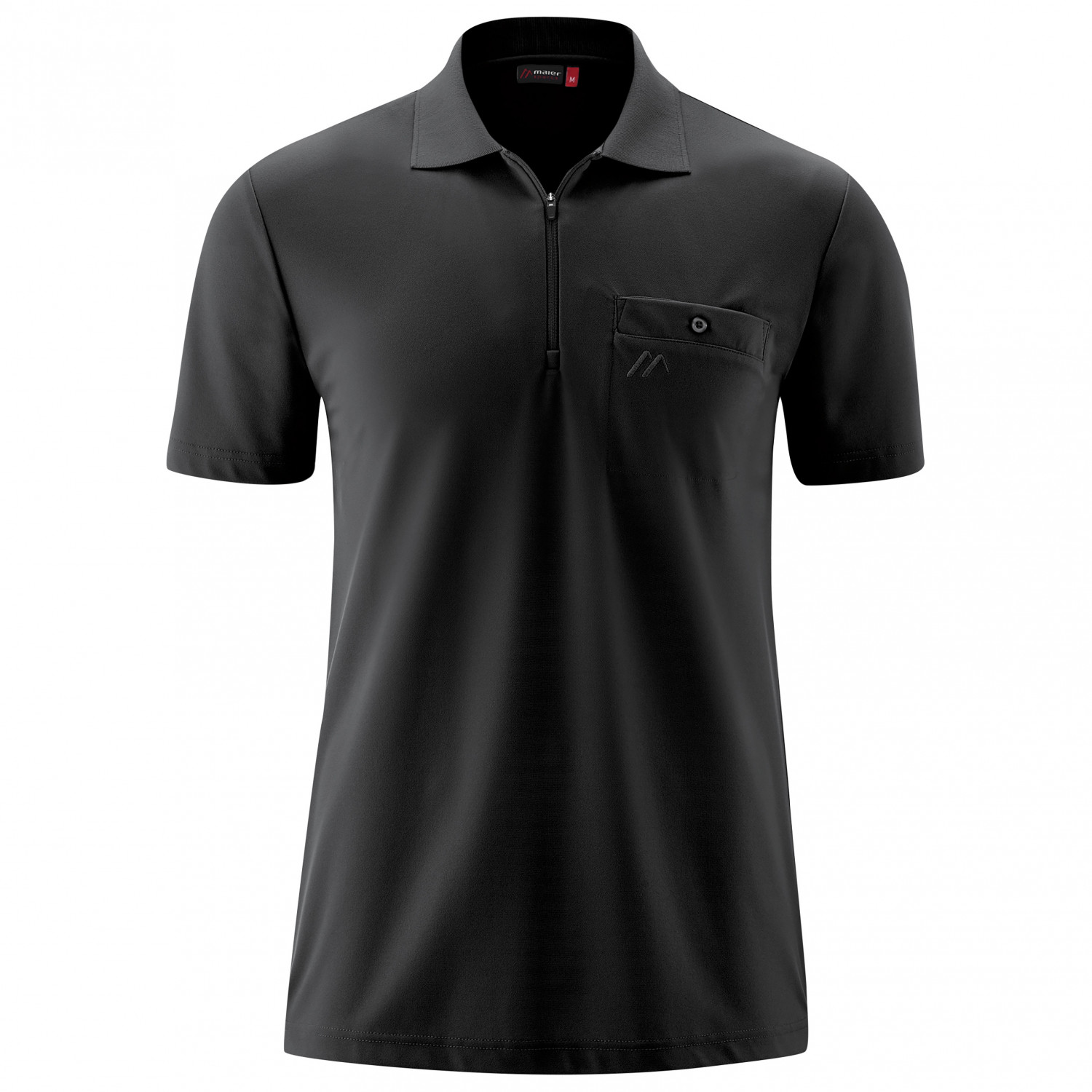 Рубашка поло Maier Sports Arwin 2 0, черный