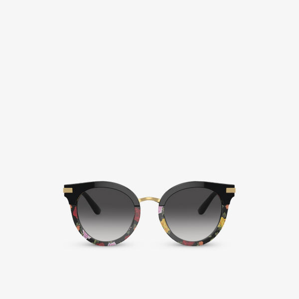 

Солнцезащитные очки dg4394 в фантосовой оправе из ацетата Dolce & Gabbana, черный