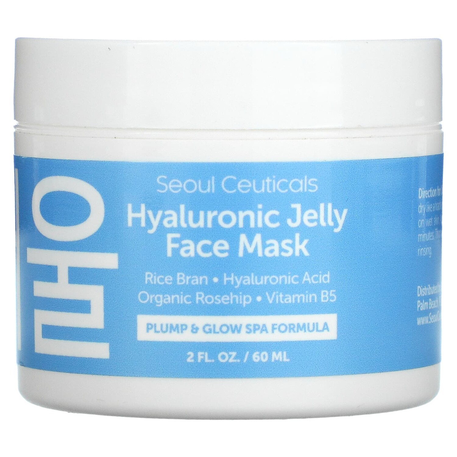 

Маска для лица с гиалуроновым желе, 60 мл (2 жидк. Унции), SeoulCeuticals
