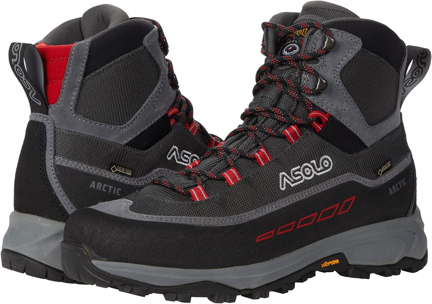 

Походная обувь Arctic Asolo, цвет Grey/Gunmetal/Red
