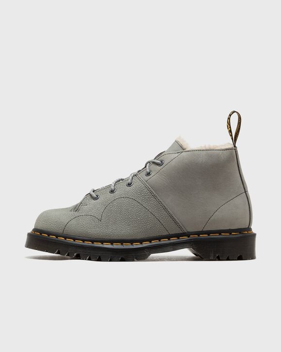 

Ботинки Dr.Martens Church Mid Grey Nubuck Shoulder+Nubuck Pebble Emboss, цвет mid grey