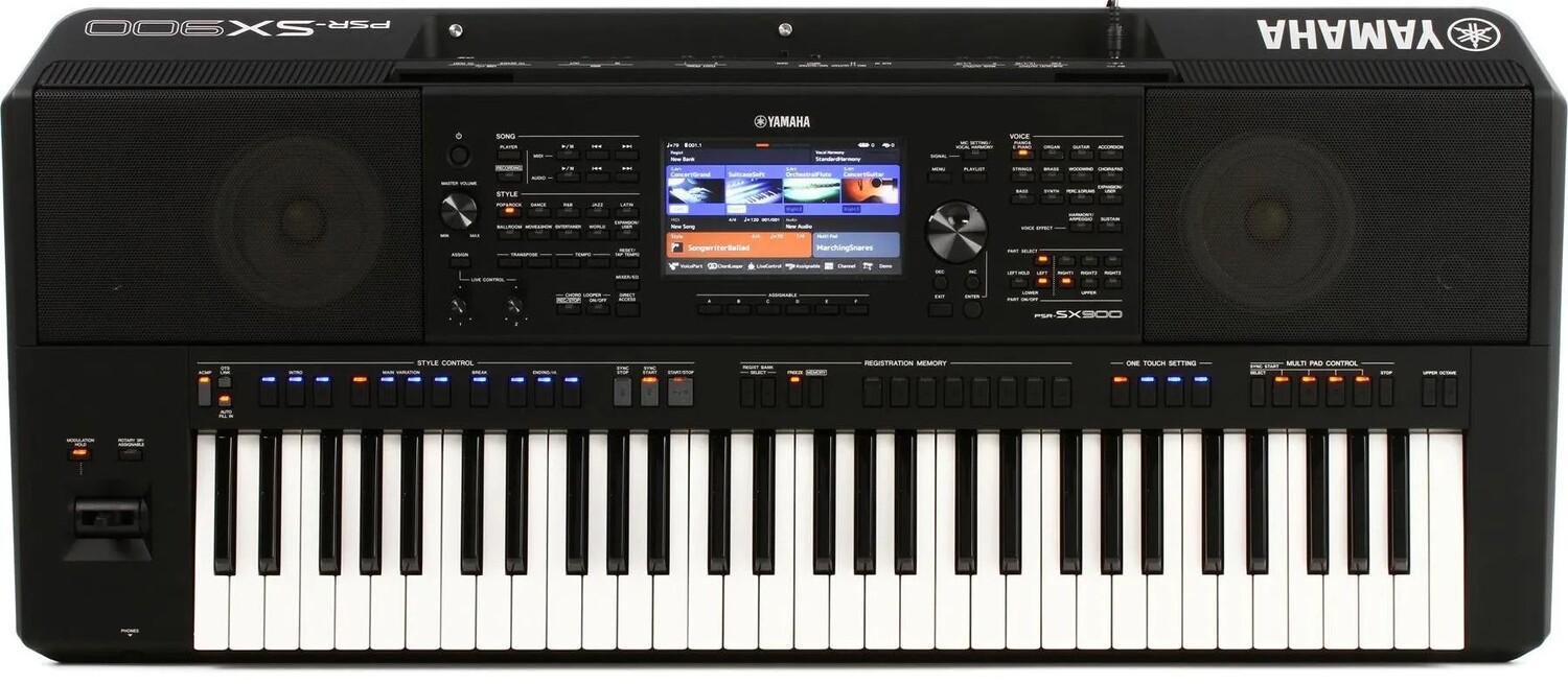

Рабочая станция аранжировщика Yamaha PSRSX900 с 61 клавишей