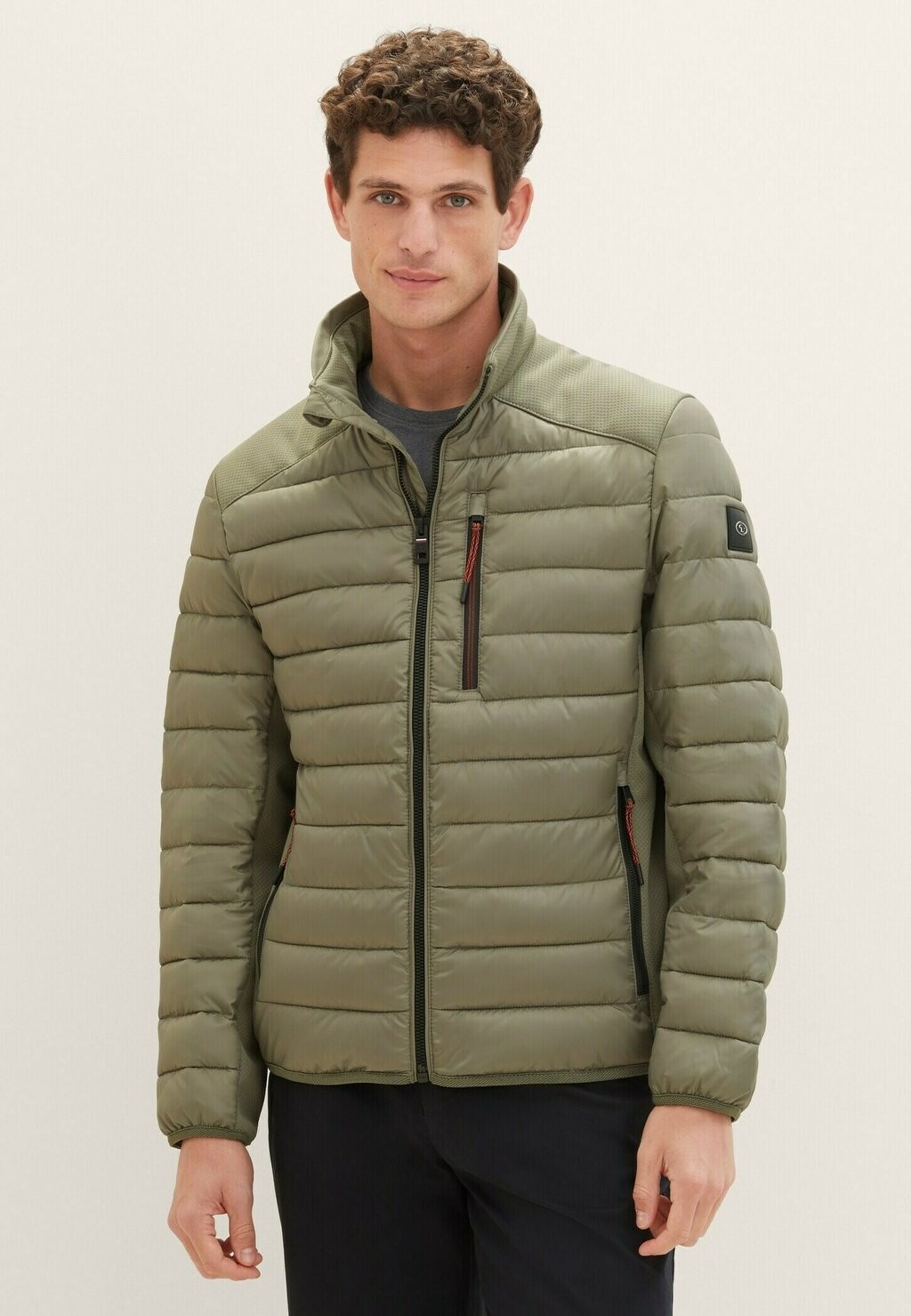 

Демисезонная куртка TOM TAILOR, цвет smokey olive green