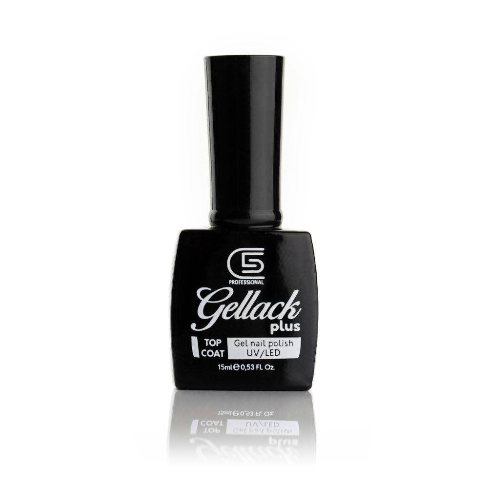 Лак для ногтей Gellack Plus Top Coat Esmalte De Uñas C5 Cosmetics, 15 мл.