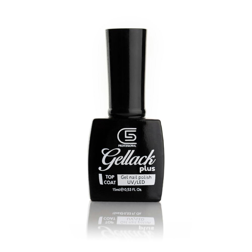 

Лак для ногтей Gellack Plus Top Coat Esmalte De Uñas C5 Cosmetics, 15 мл.