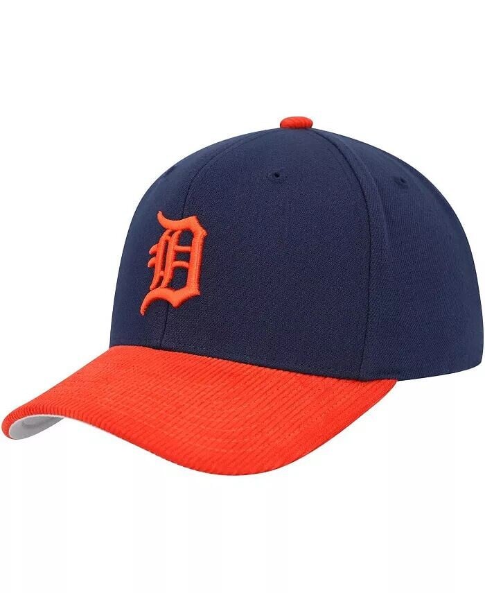 

Мужская темно-синяя вельветовая кепка Snapback Detroit Tigers Pro Mitchell & Ness, синий