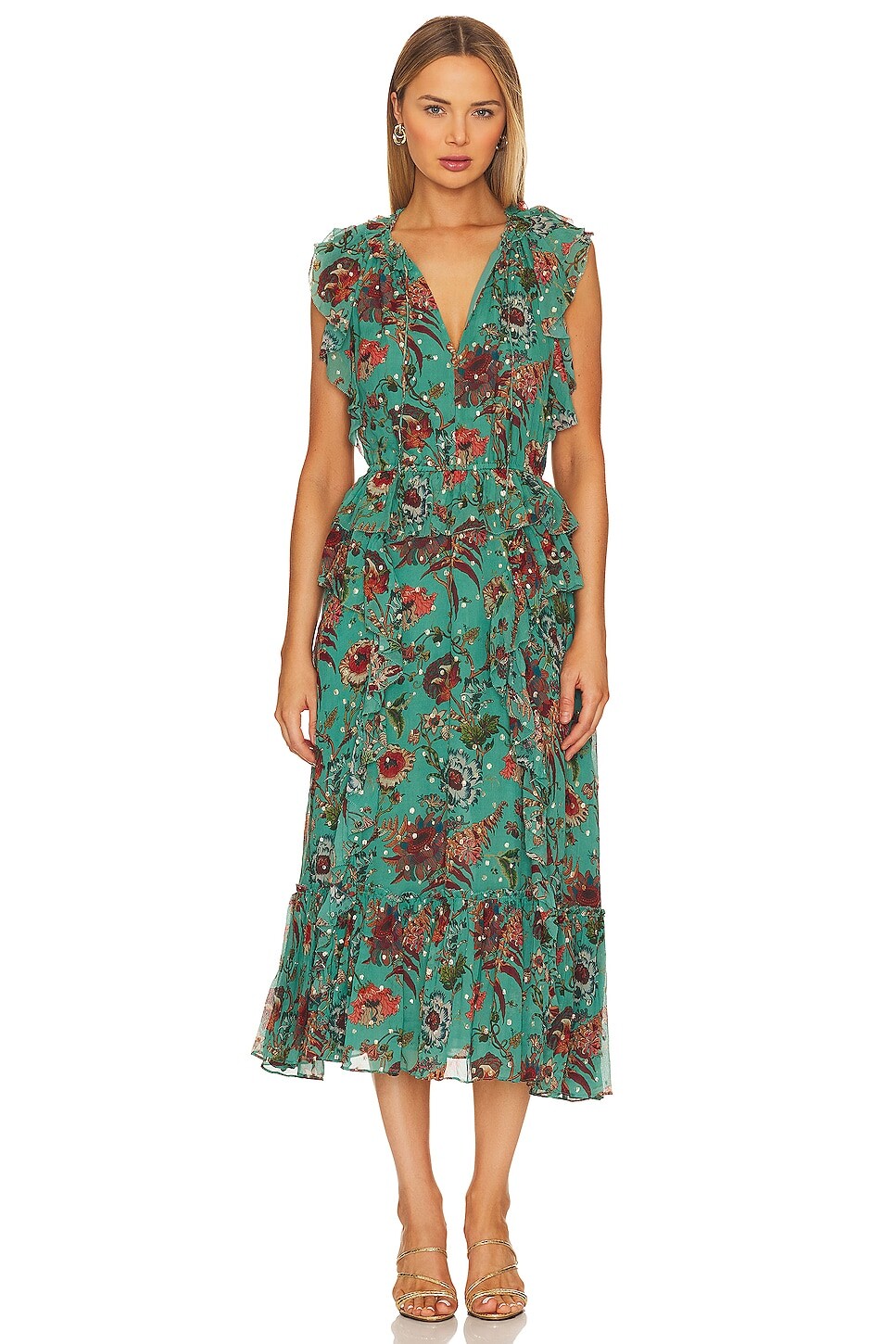 

Платье Ulla Johnson Adrienne, цвет Garden Bloom